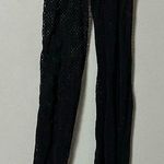 Black Pinstripe Fishnets Fishnet Stockings Tights Pantyhose Hosiery Lingerie Size S 🖤 Photo 1