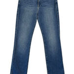 frame denim  Frame Le High Straight Denim Blue Jeans Raw Hem Ankle Whitway Stretch size 26‎ Photo 0
