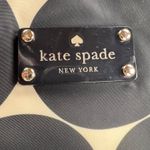 Kate Spade Deborah Dot Nylon Tote Satchel Handbag Black Cream Polka Dot Photo 4