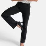 Betabrand  Black Dress Pant Yoga Pant Bootcut Womens S Stretch Comfort Everyday Photo 1