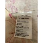 & Other Stories & Other Stories 100% Linen Floral Short Puff Sleeve Slit A Line Midi Dress Sz 6 Photo 6