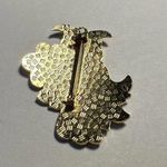 Enamel In Cloisonné Style Brooch Pin Gold Tone Set Photo 3