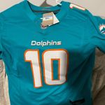 NFL Team Apparel Men's Miami Dolphins Tyreek Hill Nike Aqua Game Jersey Photo 0