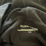 Eileen Fisher  Black Sleeveless Hoodie Dress size Large Photo 3