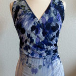 Jean Paul Gaultier Fuzzi | Blue Floral Mesh Top Size undefined Photo 0