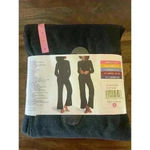 BB Dakota NWOT Women's Black Ribbed 2 Piece Lounge Set Stretch SIZE Small Photo 2