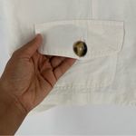 East 5th White Linen Blazer 3 Button Closure Short Sleeve Lightweight Pockets XL Photo 4