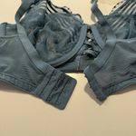 Cacique Blue Lace Bra 44C Underwire Unlined Balconette Photo 10