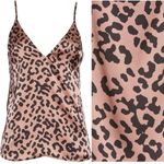 Cami NYC  The Olivia Leopard Print Silk Camisole in Graphic Leopard Photo 4