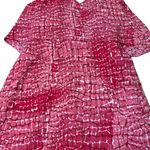 White House | Black Market WHBM Pink Croc Tiered Dress Sleeveless Flowy XS NWOT Photo 3
