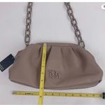 Badgley Mischka  Taupe Wrapped Frame Clutch NWT Photo 3