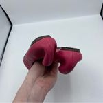 LANVIN Paris Pebbled Leather Magenta Pink Ballet Flats size 35.5 US 5 luxury Photo 3