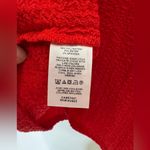 Loft NWT Red Long Sleeve Textured Puff‎ Shoulder T-shirt Large Photo 3