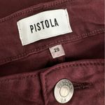 Pistola Hannah Skinny Moto Stretch Six-Pocket Ankle Cargo Jeans Maroon Photo 6