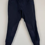 Equine Couture Horse Riding Schooling Breech Navy Embroidered Women’s 30 Pants Photo 0