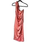 Elliatt Cassini Women's L Pink One-Shoulder Midi Dress Party/Cocktail Photo 1