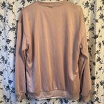 RomWe NWT Woman's Khaki Crew Neck White Trim Sweatshirt Size undefined Photo 2