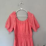 Vineyard Vines NWT  Tiered Maxi Dress Cayman Pink Womens Size Medium Short Sleeve Photo 4