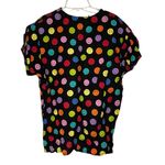 Happy‎ Faces Scrub Shirt Black Size M Photo 3