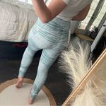 Reebok Studio Lux Bold High Rise 2 Green White Leggings Photo 4