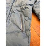 Columbia Women's Lay D Down Jacket Marine Fur Faux Hood Medium MSPR $279 Photo 2