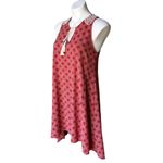 Miami Francesca’s Rust Hi Lo Sleeveless Mini Racerback Dress, Sz M Photo 6