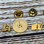 Vintage Republican‎ Presidential Task Force Lapel Pin Lot RNC GOP USA Flag Gold Photo 4