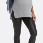 Spanx - Mama Faux Leather Leggings Black Photo 1