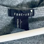 Forever 21  Heather Grey Hooded Long-Sleeve Swim Cover-Up Dress | Size: L Photo 4