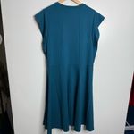 City Chic NWT ‎ Frill Shoulder Dress In Teal Size L (20) Photo 5