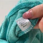 Poof! Turquoise Long Sleeve Crew Neck Top Size Large Photo 6