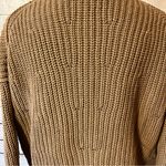 Banana Republic  Tiernan Relaxed Chunky Cotton Cropped Sweater Iced Latte Beige Photo 2