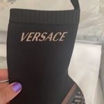 Versace LA GRECA SIGNATURE SOCK BOOTS size 39 Photo 6