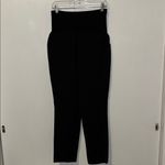 Old Navy  Full PANEL PIXIE MATERNITY PANTS Black Cotton Twill Women’s 14 Photo 5