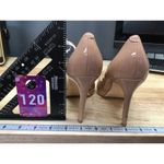 Nine West Shelbe 3 Women's 6 Nude Patent Leather Pointed Toe Stiletto Heel Pumps Photo 2