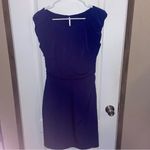 Diane Von Furstenberg Diane Von‎ Furstenberg DVF Blue Jamila Ruched Dress Women's Size 6 Photo 3