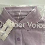 Outdoor Voices Birdie Cropped Polo Morning Glory Size 3X Photo 1