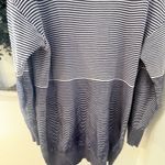 Anthropologie  Daily Practice Knit Tunic Dress Blue Stripe, Cotton, XL Photo 6