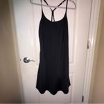 Athletic Chic Black Strappy Dress with shorts Size L Photo 1