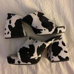 ASOS Sold Out  Cow Print Heels Photo 0