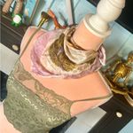 Vintage Souvenir Austria Scarf White Photo 2