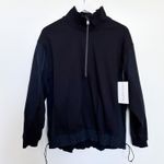 Athleta  Triumph Hybrid Half Zip Sweatshirt NWT Photo 2