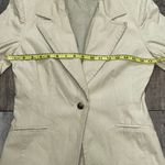 Old Navy Vintage Corduroy One Button Blazer Cream Beige Size Medium Photo 8