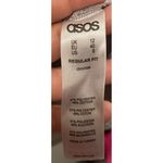 ASOS Unicorn Striped White Grey Short Sleeve Blouse Photo 3