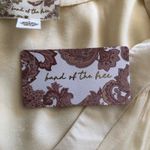 Band Of The Free NWT Cash VNeck Long Sleeve Billowing Sleeves Ivory Top Large Photo 13