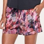 Lululemon Spring Break Away Short 3” Color: Sun Dazed Multi Pink Size 6 EUC Photo 0