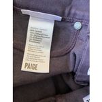Paige  Women's 26 Purple Verdugo Ankle Skinny Denim Pants Black Cherry Silk Photo 7
