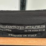 All Saints Heidi Stretch Bodycon Dress Green Black Marble Sleeveless side 6 Photo 9