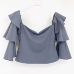 Susana Monaco Off The Shoulder Ruffle Sleeve Top New With Tags Photo 13
