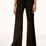 Anna Sui  X INC Wide Leg Satin Black Western Style Pants Size 8 Photo 0